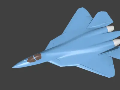 MAVERICK Sukhoi Su-57 3D print model