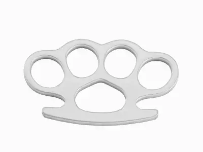 Knuckles 04 Low-poly 3D model