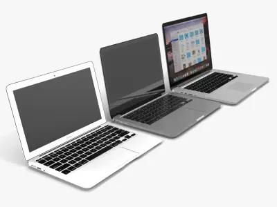 MacBook Collection 3D model