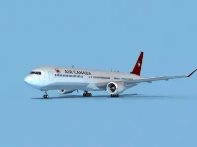 Boeing 767-400 Air Canada 1 3D model