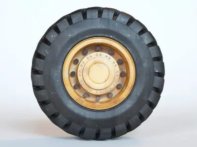 Wheel Tractor 3D model