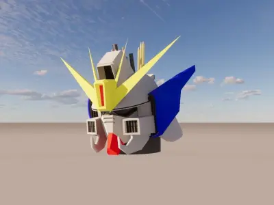 GUNDAM PENCIL HOLDER 3D model