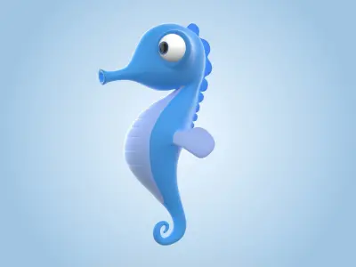 Seahorse 3D model