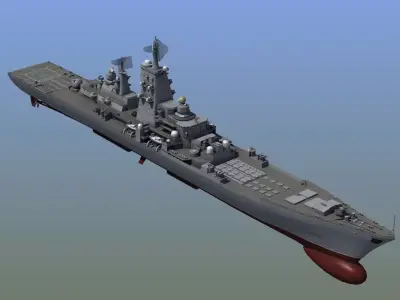 Kirov Battle Cruiser 3D model