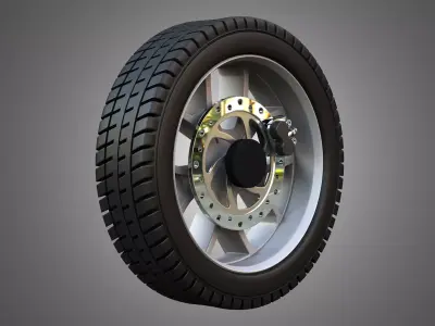 Ryker 2025 Wheel and Tire 3D model
