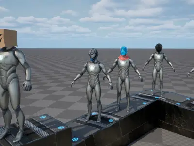 Head Wear Pack 2 Game Ready Low-poly 3D model