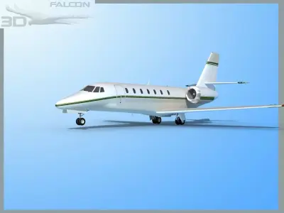 Falcon3D Citation Sovereign C680 FS07 3D model