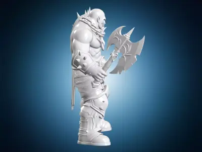 Khorne Berzerker 3D Print Model 3D print model