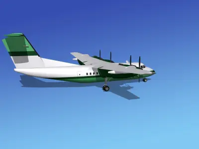 Dehavilland DHC-7 Montana Air 3D model