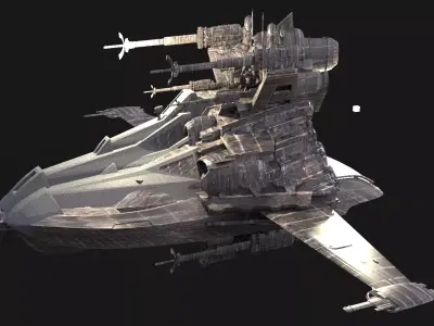 Spaceship Grand reaper 4 3D model