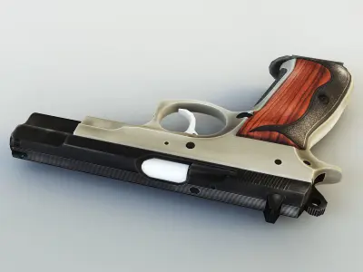 CZ 75 Low Poly v 1 Low-poly 3D model