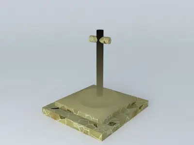 The cross of Christ Free 3D model