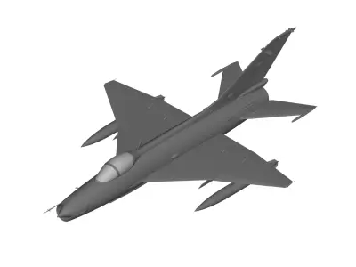 Chengdu J-7 3D model