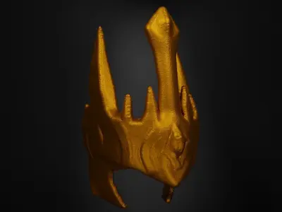 JarvanIV - League Of Legends Cosplay Costume Face Mask 3D print model