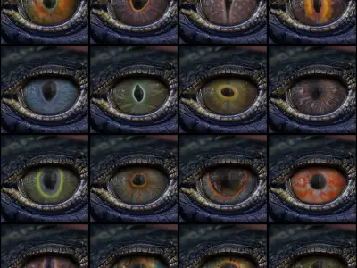 Creature Eyes Vol 11 - PBR Texture