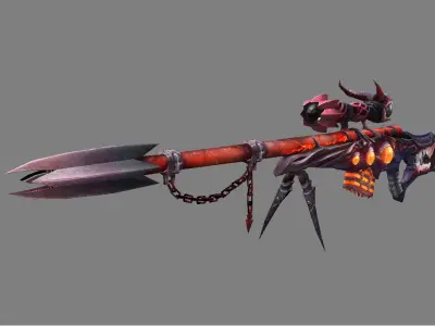 AWM HELL Low-poly 3D model