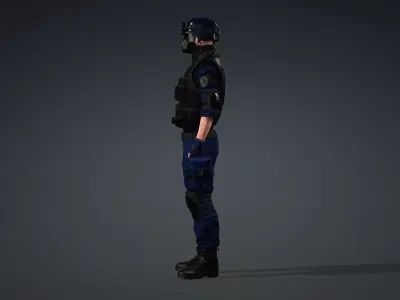 Advanced Combat Soldier 3D model