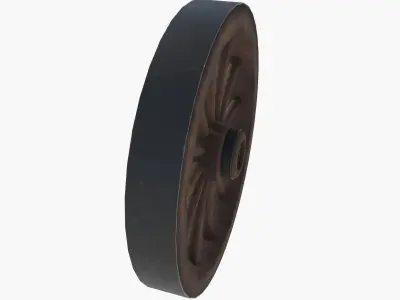nova wood wheel Free 3D model