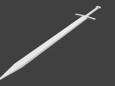 Colection of swords Free low-poly 3D model