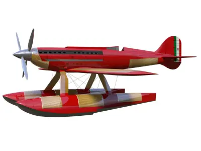 Macchi MC72 3D model