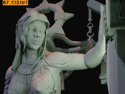 PLUGGED IN GODDESS - BY CIZJUT 3D print model