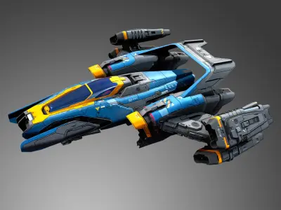 SF Fighter - Plug and Fly 3D model