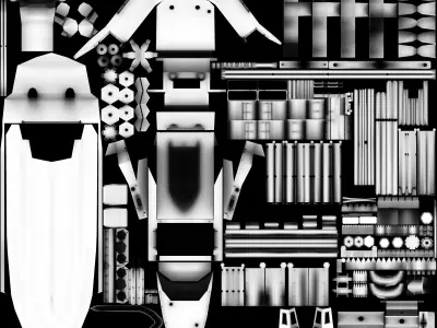 Mark V Special Operation Craft Low-poly 3D model