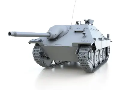 Jagdpanzer 38t Hetzer  3D model