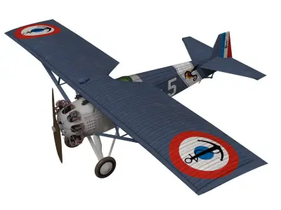Wibault 74 C1  3D model