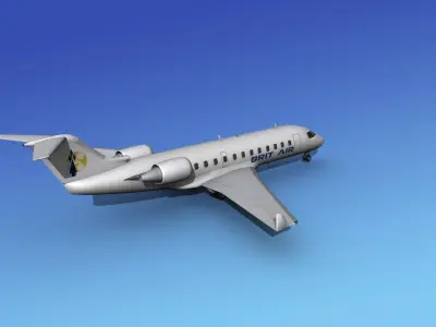 Canadair CRJ200 Brit Air 2 3D model