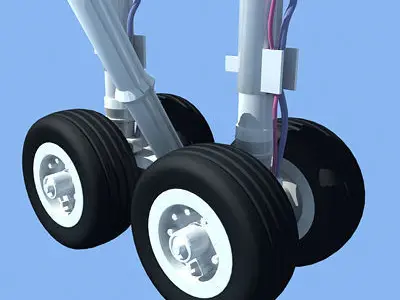 Landing Gears Collection 3D model