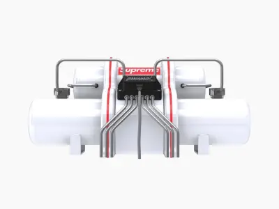 Airlift Performance air suspension kit B Low-poly 3D model