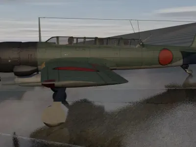 Nakajima C6N1 Saiun - aka Myrt 3D model