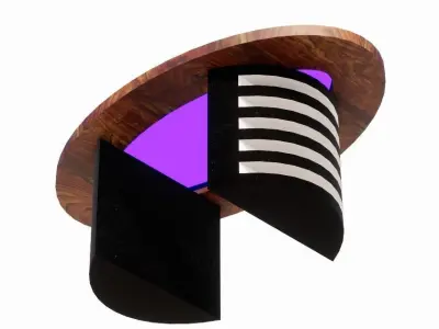 Coffee Table 3D model 32