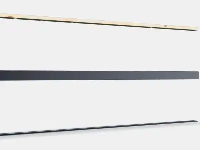 SKYTTA Rail for sliding door frame 3 Low-poly 3D model