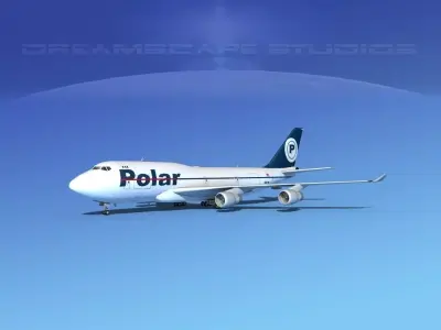 Boeing 747-400 Polar 3D model
