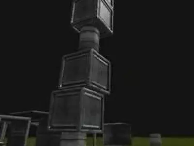 Construction-Set  BGE Laboratory   Free low-poly 3D model