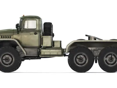 Ural 4420 1978 3D model