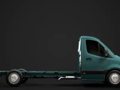 RAM Sprinter Chassis Single Cab L3 RWD 2020 3D model