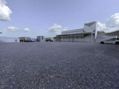 Commercial Complex A73 DWG SketchUp 3D Layout Pack 3D model