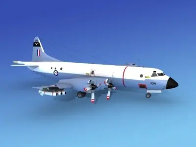 Lockheed P-3 Orion Royal Australian Navy 1 3D model
