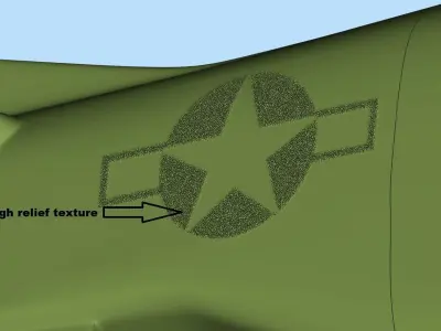  MUSTANG P51 CA-17 3D print model