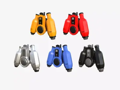 05 Jetpack Low Poly H Collection - SciFi Character Design 