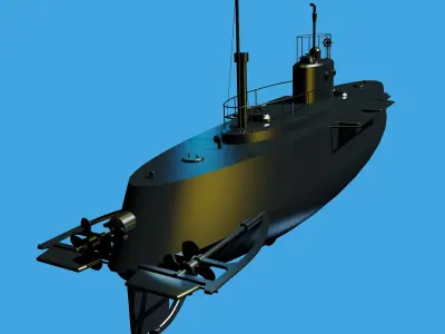 Protector submarine 3D model