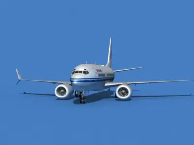 Boeing 737 MAX 7 Air China 3D model