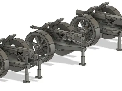 Imperial Of Man Weapons Platforms 3D print model