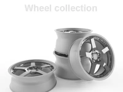 Wheel N089 Collection 3D model