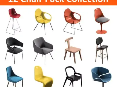 12 Chair Pack Collection 