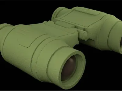 telescop binoculars Free 3D model