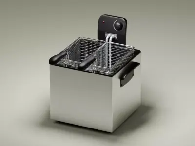 Deep Fryer 3D model